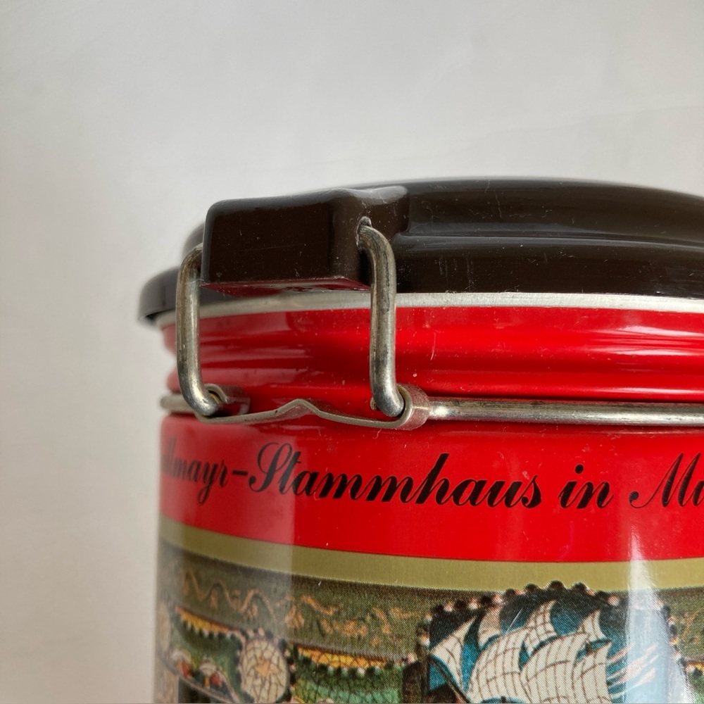 Vintage Dallmayr Coffee Promotional Tin Canister with Latch 1992 - Picture 7 of 16